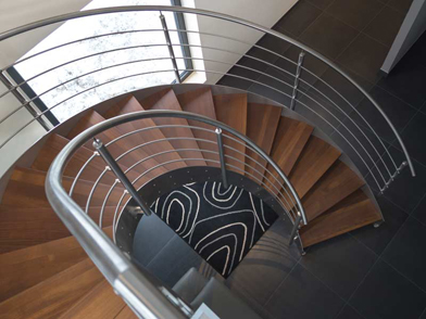 escalier helicoidal handicape
